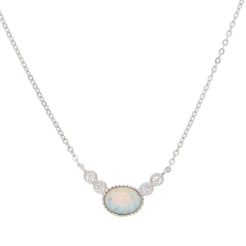 2020 Love Summer Egg Shape round cz Opal Stone Statement Necklace 100% 925 silver delicate tiny opal Charm Pendant Female Gift
2020 Love Summer Egg Shape round cz Opal Stone Statement Necklace 100% 925 silver delicate tiny opal Charm Pendant Female Gift