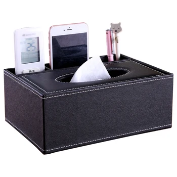 Practical Container Phone Remote Control Holder Tissue Box Storage Multifunctional Bedroom Desk Organizer PU Leather Decorative
Practical Container Phone Remote Control Holder Tissue Box Storage Multifunctional Bedroom Desk Organizer PU Leather Decorative