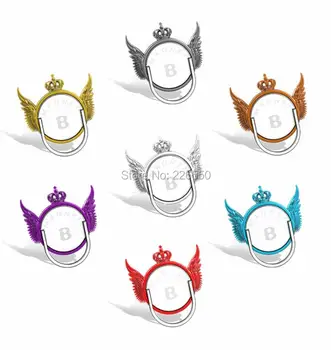 High Quality Magnet 360 Degree Metal Angel Wings Finger Ring Holder Phone Stand Bracket For iPhone Samsung Huawei with retail bo
High Quality Magnet 360 Degree Metal Angel Wings Finger Ring Holder Phone Stand Bracket For iPhone Samsung Huawei with retail bo