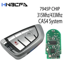 Silver Smart Remote key Fob For BMW CAS4 1-7 Series X1 X3 X4 M2 M3/M4 2011-2017 CAS4 System 7945P Chip 4 Buttons 315Mhz/433Mhz
Silver Smart Remote key Fob For BMW CAS4 1-7 Series X1 X3 X4 M2 M3/M4 2011-2017 CAS4 System 7945P Chip 4 Buttons 315Mhz/433Mhz