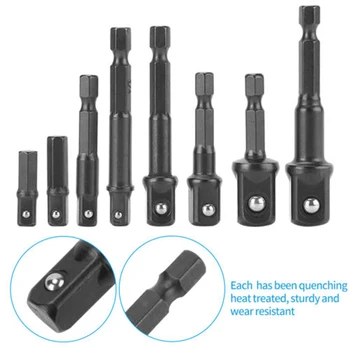 8pcsScrewdriver Drill Socket Bits Hex Shank Adapter Replaces 1/4 3/8 1/2 Socket Bit Screwdriver adapter Wrench Sleeve Extension
8pcsScrewdriver Drill Socket Bits Hex Shank Adapter Replaces 1/4 3/8 1/2 Socket Bit Screwdriver adapter Wrench Sleeve Extension