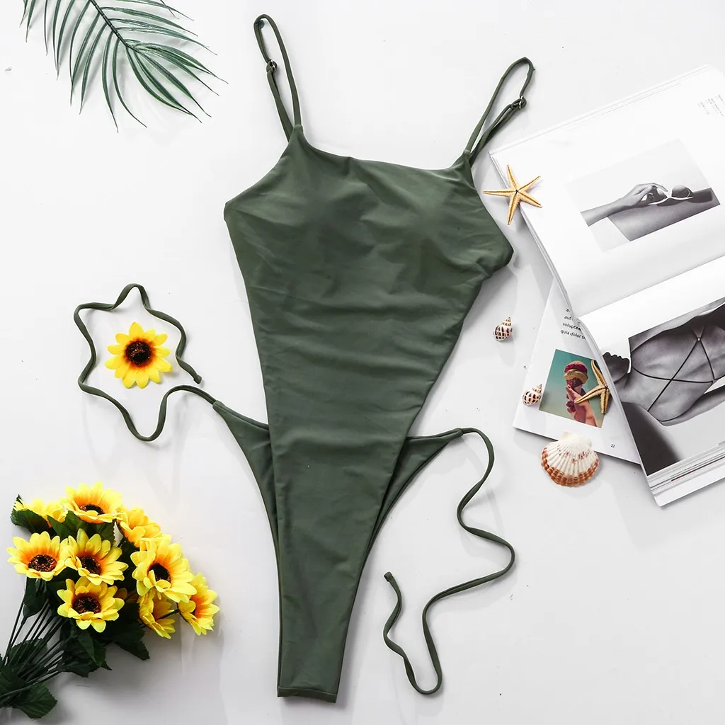 Swimsuit Women One Pieces Swimwear Female Lace Up String Monokini Black Strap Bathing Suit Swim Wear Bikini Bodysuit 2020
Swimsuit Women One Pieces Swimwear Female Lace Up String Monokini Black Strap Bathing Suit Swim Wear Bikini Bodysuit 2020