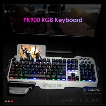 USB Wired Gaming Keyboard LED Ergonomic Design Lightweight PK900 104key RGB Mix Backlight Game Playing Elements
USB Wired Gaming Keyboard LED Ergonomic Design Lightweight PK900 104key RGB Mix Backlight Game Playing Elements
