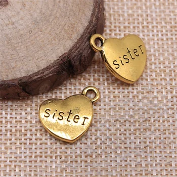 10pcs 15x18mm 3 Colors Antique Gold Antique Silver Plated Antique Bronze Family Sister Heart Charm Sister Charm
10pcs 15x18mm 3 Colors Antique Gold Antique Silver Plated Antique Bronze Family Sister Heart Charm Sister Charm