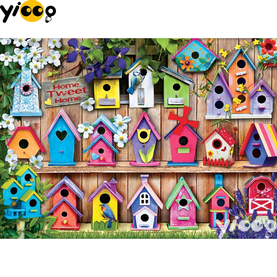 Full Square/Round drill diamond Painting Birdhouses 5D DIY diamond embroidery mosaic Decoration painting BX0104 
Full Square/Round drill diamond Painting Birdhouses 5D DIY diamond embroidery mosaic Decoration painting BX0104