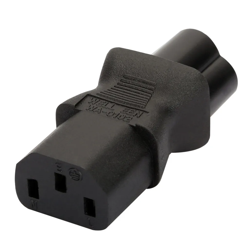 IEC 320 C13 To IEC C6,IEC 3Pin Female To 3Pin Male Power Adapter C13 To C6 IEC 320 C13 To IEC C6,IEC 3Pin Female To 3Pin Male Power Adapter C13 To C6