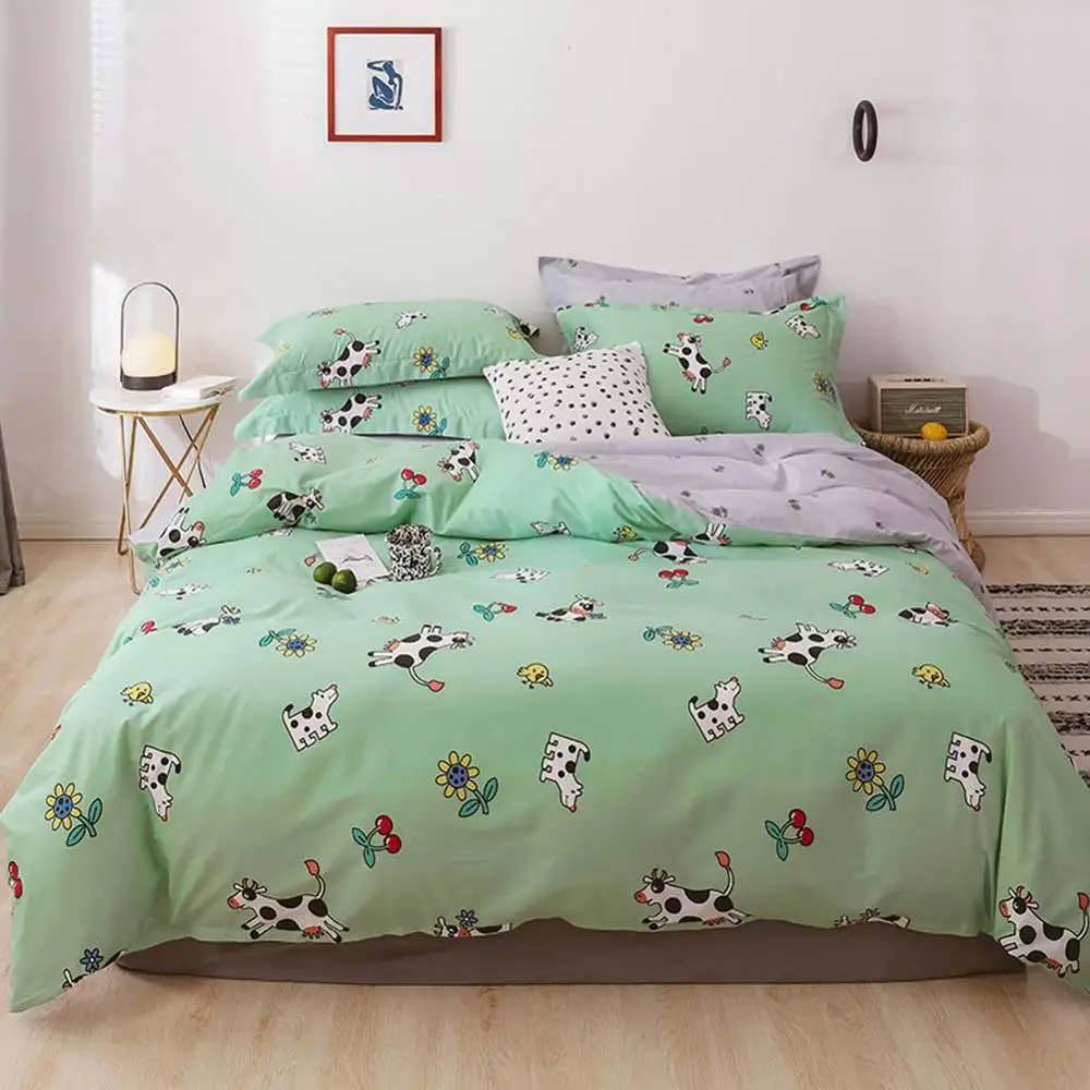 2019 Grass Green Cows Dogs Duvet Cover Set Flat Fitted Sheet Cotton Bedlinens Hypoallergenic Twin Queen King Bedlinens
2019 Grass Green Cows Dogs Duvet Cover Set Flat Fitted Sheet Cotton Bedlinens Hypoallergenic Twin Queen King Bedlinens