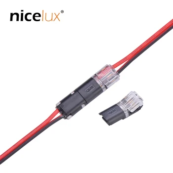 Pluggable LED Wire Connector for 22-20AWG 2pin LED Wire, for Auto Car Motorcycle wire Use Quick Crimp Clamps Terminal Terminator
Pluggable LED Wire Connector for 22-20AWG 2pin LED Wire, for Auto Car Motorcycle wire Use Quick Crimp Clamps Terminal Terminator