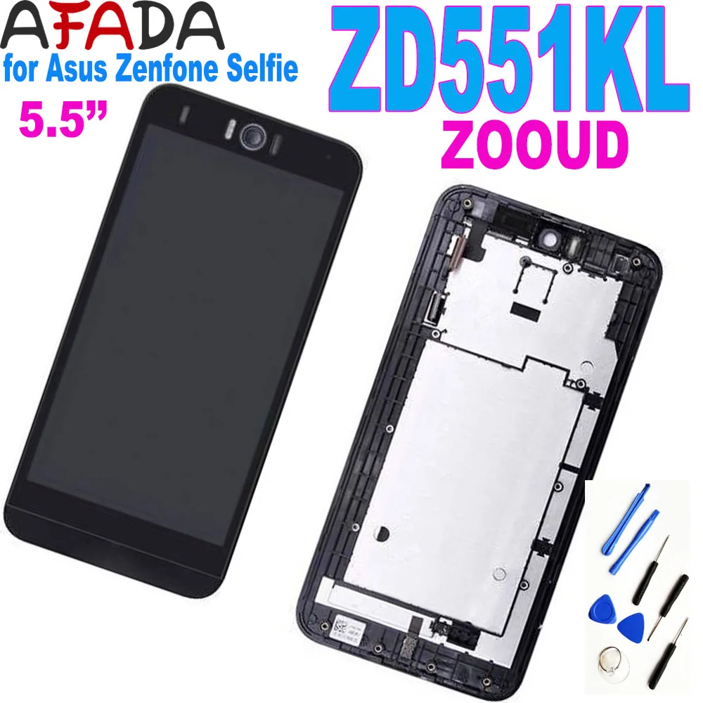 5.5'' LCD for Asus Zenfone Selfie ZD551KL ZOOUD LCD Display Touch Screen Digitizer Assembly with Frame
5.5'' LCD for Asus Zenfone Selfie ZD551KL ZOOUD LCD Display Touch Screen Digitizer Assembly with Frame