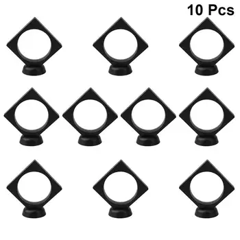 10 Sets Black Plastic Transparent Jewelry Holder Floating Frame Display Stand Shop Desktop Box Specimen Display
10 Sets Black Plastic Transparent Jewelry Holder Floating Frame Display Stand Shop Desktop Box Specimen Display
