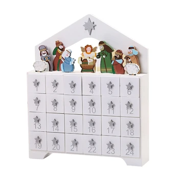 Wooden Advent Calendar Countdown Christmas Party Decoration Mini 24 Pull Out Drawers Ornament New Year Decor
Wooden Advent Calendar Countdown Christmas Party Decoration Mini 24 Pull Out Drawers Ornament New Year Decor