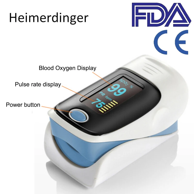 New 1pc CE FDA Blood Oxygen Monitor Finger Pulse Oximeter Oxygen Saturation Monitor without Battery Fast Shipping
New 1pc CE FDA Blood Oxygen Monitor Finger Pulse Oximeter Oxygen Saturation Monitor without Battery Fast Shipping