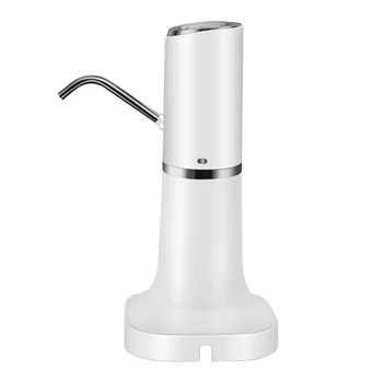 Wireless Electric Water Pump Barreled Water Bracket Pure Water Mineral Water Dispenser Automatic Pressure Water Dispenser-Silver
Wireless Electric Water Pump Barreled Water Bracket Pure Water Mineral Water Dispenser Automatic Pressure Water Dispenser-Silver