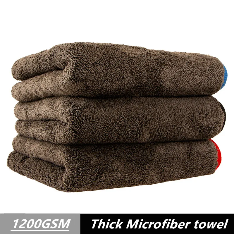 1200GSM Car Wash Detailing Microfiber Cleaning Towel Car Cleaning Drying Cloth Super Thick Car Washing Home Care Cloths
1200GSM Car Wash Detailing Microfiber Cleaning Towel Car Cleaning Drying Cloth Super Thick Car Washing Home Care Cloths