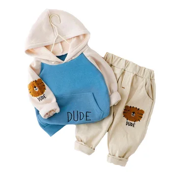 Spring Autumn Children Cotton Baby Boy Girls Clothes Cartoon Hooded Pants 2Pcs/sets Infant Outfit Kid Fashion Toddler Tracksuits
Spring Autumn Children Cotton Baby Boy Girls Clothes Cartoon Hooded Pants 2Pcs/sets Infant Outfit Kid Fashion Toddler Tracksuits