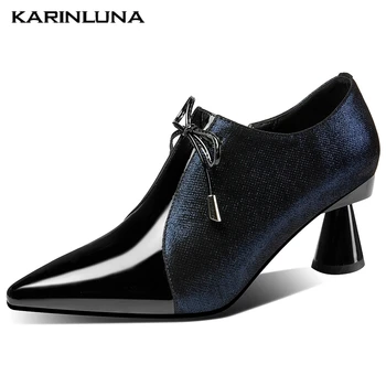 Karinluna On Sale New Elegant Wine Glass High Heels Genuine Leather Pointed Toe Pumps Woman Shoes Women
Karinluna On Sale New Elegant Wine Glass High Heels Genuine Leather Pointed Toe Pumps Woman Shoes Women