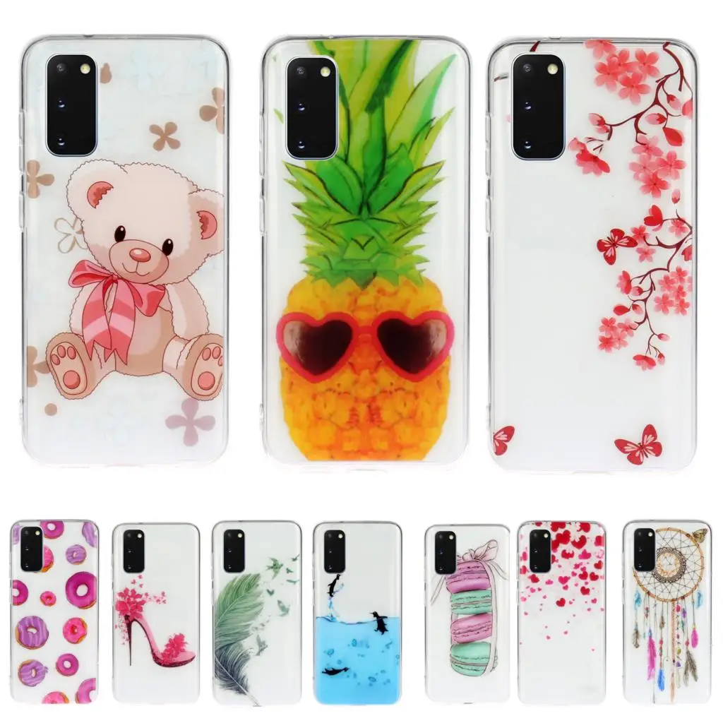 Роскошный мягкий силиконовый чехол для etui Samsung Galaxy S20 Ultra Mobile For Hoesje cover ультра