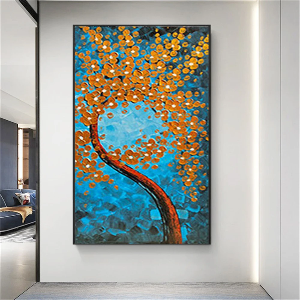 Light luxury home decoration hanging painting hand-painted oil painting abstract tree wealth tree knife painting canvas painting
Light luxury home decoration hanging painting hand-painted oil painting abstract tree wealth tree knife painting canvas painting