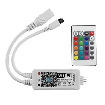 Wireless RGB Plastic 4pin LED Smart Controller Mini For Strip Lights WIFI Compatible With Alexa Sync With Music With Remote
Wireless RGB Plastic 4pin LED Smart Controller Mini For Strip Lights WIFI Compatible With Alexa Sync With Music With Remote