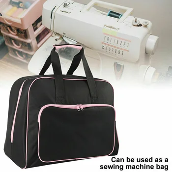 Sewing Machine Bag Handheld Carry Case Shockproof With Pocket For Travel Padded Storage Durable Accessories Scratch Resistant 
Sewing Machine Bag Handheld Carry Case Shockproof With Pocket For Travel Padded Storage Durable Accessories Scratch Resistant