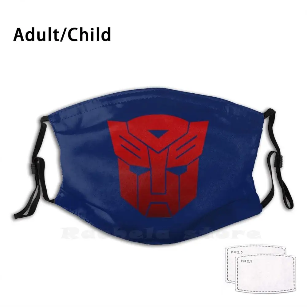 Autobot маска с фильтром против пыли для взрослых и детей самодельная Decepticon