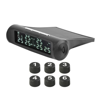 AN-07 Solar Truck TPMS LCD Display Tire Pressure Monitoring Auto Security Alarm System Tyre Pressure Warning
AN-07 Solar Truck TPMS LCD Display Tire Pressure Monitoring Auto Security Alarm System Tyre Pressure Warning