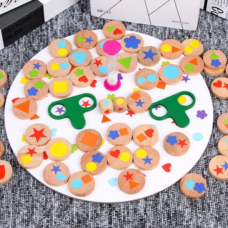 Children's Educational Toys Interactive Table Games Shape Matching Memory Training Toys Suitable for Over 3 Years Old
Children's Educational Toys Interactive Table Games Shape Matching Memory Training Toys Suitable for Over 3 Years Old