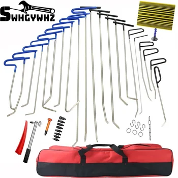 42pcs Car Dent Repair Rod Hook Kit Tool Push Rod Dent Removal Tool Hail Damage Remove Roof Dent Repair Rod Hook
42pcs Car Dent Repair Rod Hook Kit Tool Push Rod Dent Removal Tool Hail Damage Remove Roof Dent Repair Rod Hook