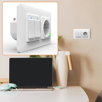 WiFi EU Plug Smart Lamp Light Switch Socket DIY Remote APP Voice Control LED For Graffiti Intelligence/Smart Life APP/ Tuya APP
WiFi EU Plug Smart Lamp Light Switch Socket DIY Remote APP Voice Control LED For Graffiti Intelligence/Smart Life APP/ Tuya APP
