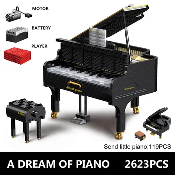Creative APP Control Toys The Playble Grand Piano Set Assembly Model Building Blocks Bricks Kids Christmas Gifts
Creative APP Control Toys The Playble Grand Piano Set Assembly Model Building Blocks Bricks Kids Christmas Gifts