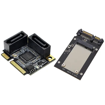 1 Pcs 50mm Msata Ssd to 2.5 Inch Sata Drive Converter & 1 Pcs Mini PCI-E PCI Express to SATA 3.0 Adapter Expansion Card
1 Pcs 50mm Msata Ssd to 2.5 Inch Sata Drive Converter & 1 Pcs Mini PCI-E PCI Express to SATA 3.0 Adapter Expansion Card