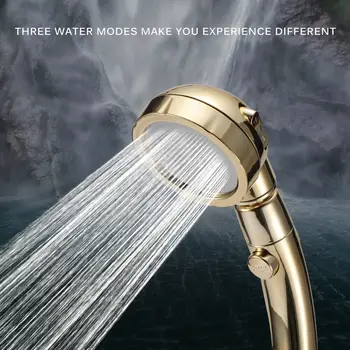 Handheld Shower Head High Pressure Chrome 3 Spary Setting with ON/OFF Pause Switch Water Saving Adjustable Luxury Spa Detach
Handheld Shower Head High Pressure Chrome 3 Spary Setting with ON/OFF Pause Switch Water Saving Adjustable Luxury Spa Detach