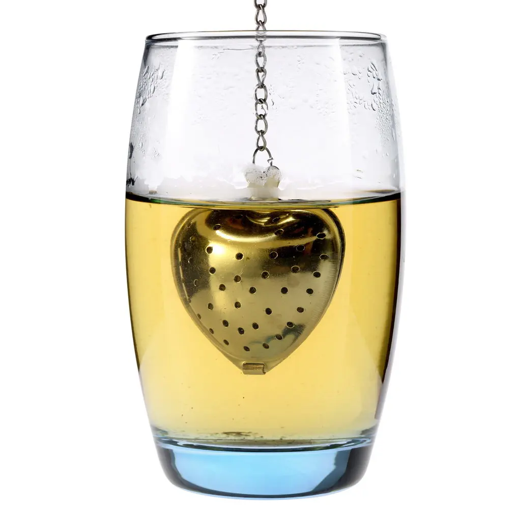 New Arrival 1Pc Stainless Steel Silver Heart Tea Spice Strainer Ball Infuser Filter Herb Steeper High Quality Tea Infuser
New Arrival 1Pc Stainless Steel Silver Heart Tea Spice Strainer Ball Infuser Filter Herb Steeper High Quality Tea Infuser
