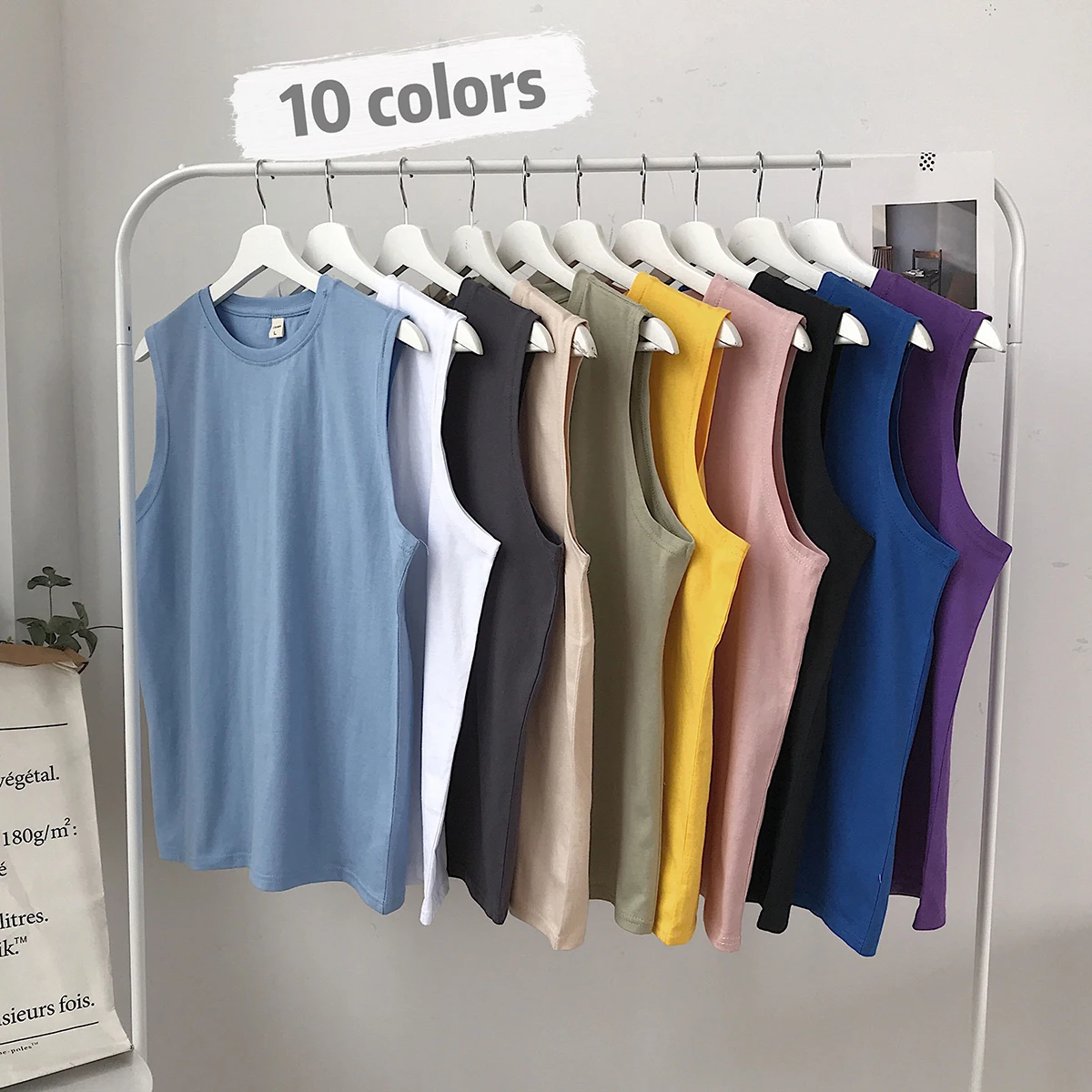 Fashion 2020 Designer Mens Sleeveless Tee Shirts Plain Sleeveless Vest for Men Pullover Weight Vest Tank Tops Sleeveless Blouse
Fashion 2020 Designer Mens Sleeveless Tee Shirts Plain Sleeveless Vest for Men Pullover Weight Vest Tank Tops Sleeveless Blouse