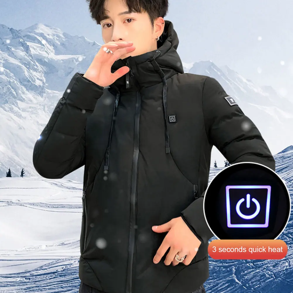 Men's USB Charging Heated Coat Three-speed Intelligent Temperature Control Automatic Electric Heating Clothes Cotton Clothes
Men's USB Charging Heated Coat Three-speed Intelligent Temperature Control Automatic Electric Heating Clothes Cotton Clothes