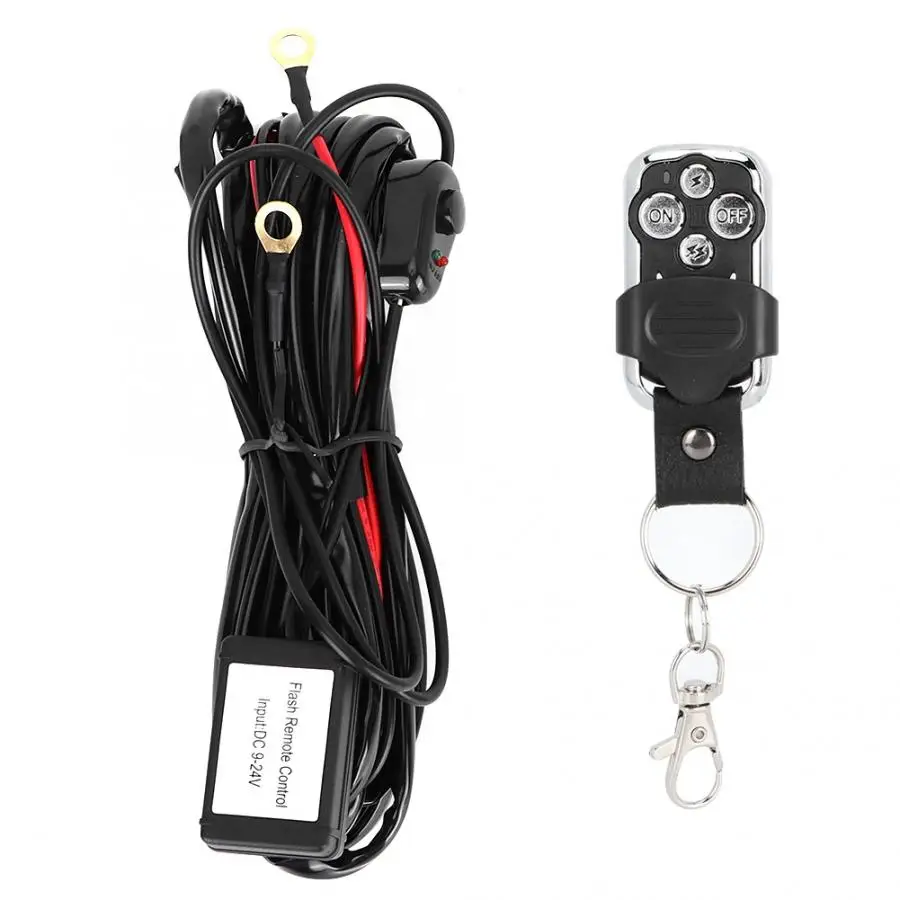 2m 2 In 1 Remote Control Strobe Wiring Harness LED Wiring Harness Remote Control Flash Strobe Light Bar Switch Relay Fuse Kit
2m 2 In 1 Remote Control Strobe Wiring Harness LED Wiring Harness Remote Control Flash Strobe Light Bar Switch Relay Fuse Kit