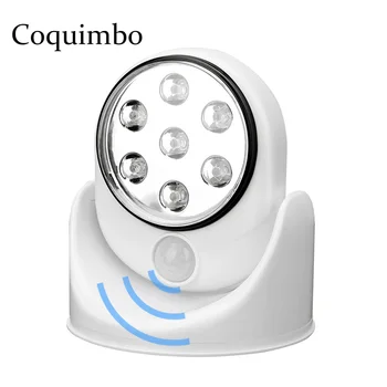 Rotating Motion Activated Sensor Light Battery Powered Wireless Wall Lamp LED Night Light With Motion Sensor Stair Porch Light
Rotating Motion Activated Sensor Light Battery Powered Wireless Wall Lamp LED Night Light With Motion Sensor Stair Porch Light