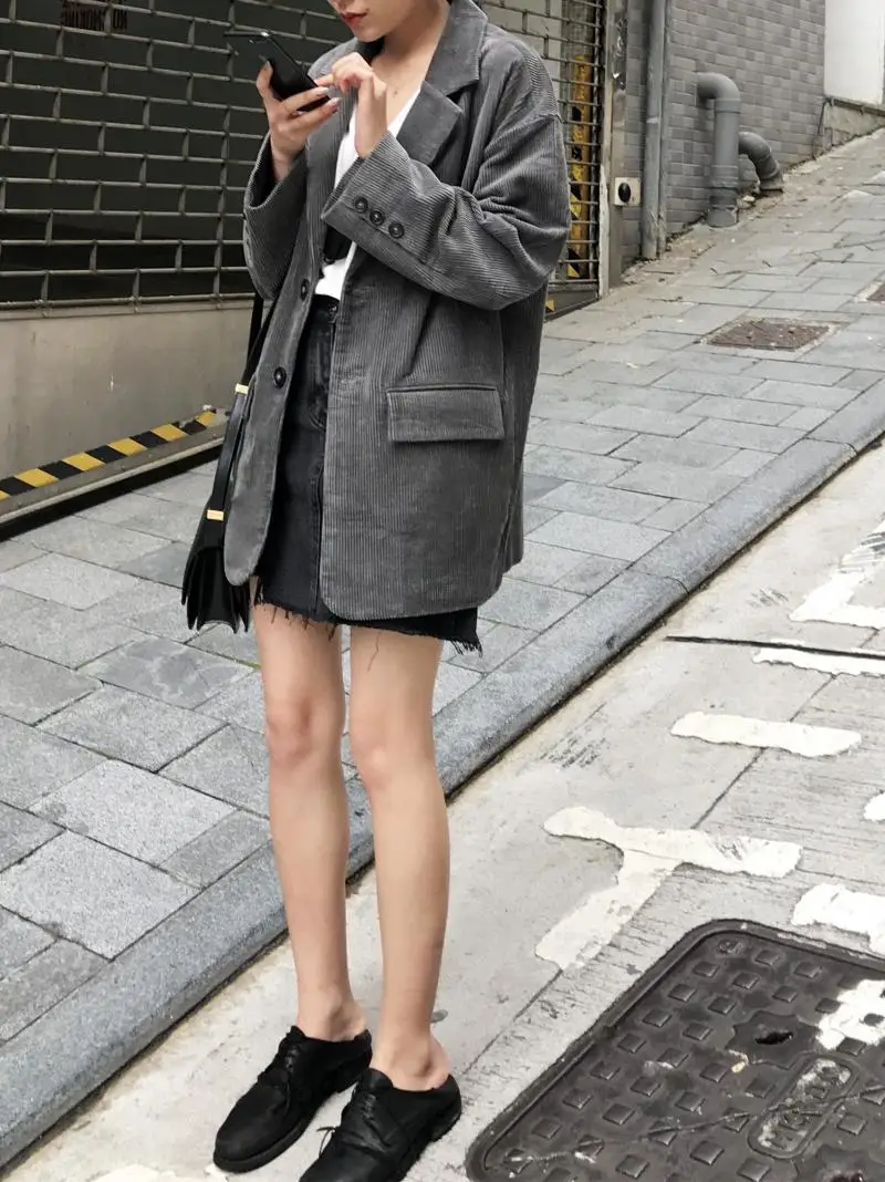 Small Suit Coat Women's Korean-style 2019 Spring New Style Loose-Fit Vertical Multijunction Textured South Korea CHIC Retro Leis
Small Suit Coat Women's Korean-style 2019 Spring New Style Loose-Fit Vertical Multijunction Textured South Korea CHIC Retro Leis