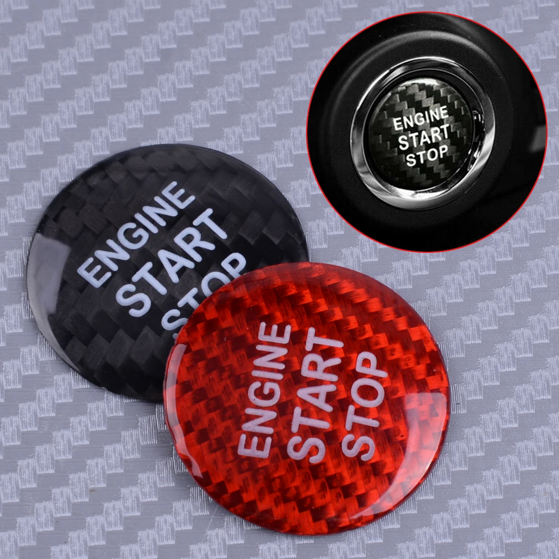 DWCX Car Engine Start Stop Switch Button Cover Trim Fit For Toyota 86 Highlander RAV4 Camry Corolla 2015 2016 2017 2018
DWCX Car Engine Start Stop Switch Button Cover Trim Fit For Toyota 86 Highlander RAV4 Camry Corolla 2015 2016 2017 2018