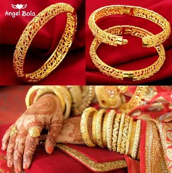 Women Muslim Bangle Gold Color Wedding Jewelry Turkish Bracelet for Women Islamic Bracelet Arab/Ethiopian Jewelry Bridal Bangles
Women Muslim Bangle Gold Color Wedding Jewelry Turkish Bracelet for Women Islamic Bracelet Arab/Ethiopian Jewelry Bridal Bangles