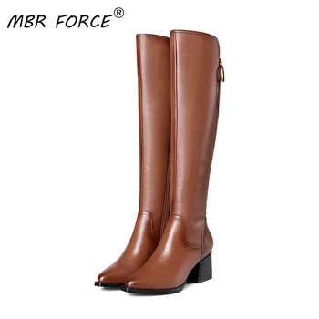 MBR FORCE New Fashion High Quality Knee-high Boots Zipper decoration winter warm fluf Women Ladies Shoes Woman ladies Plus Size
MBR FORCE New Fashion High Quality Knee-high Boots Zipper decoration winter warm fluf Women Ladies Shoes Woman ladies Plus Size