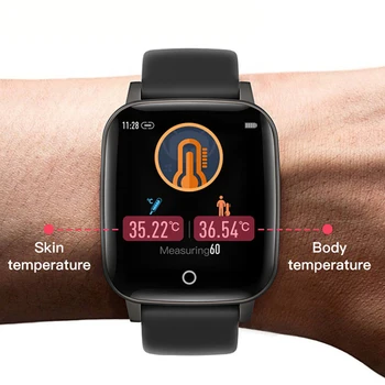 New Hot T1 Body Temperature Measurement Smart Watch Heart Rate Monitor Sleep Track Waterproof For Android IOS Phone Smartwatch
New Hot T1 Body Temperature Measurement Smart Watch Heart Rate Monitor Sleep Track Waterproof For Android IOS Phone Smartwatch