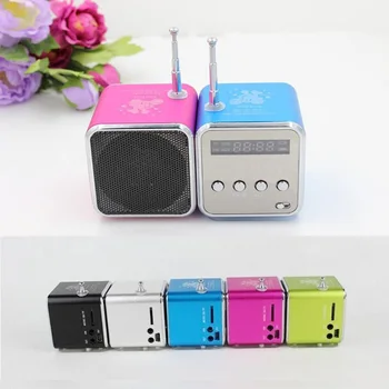 Portable Speaker Cube Shaped Support TF Card Usb FM Radio with LCD and Retractable Antenna,Aux Input Output Stereo Loudspeaker
Portable Speaker Cube Shaped Support TF Card Usb FM Radio with LCD and Retractable Antenna,Aux Input Output Stereo Loudspeaker