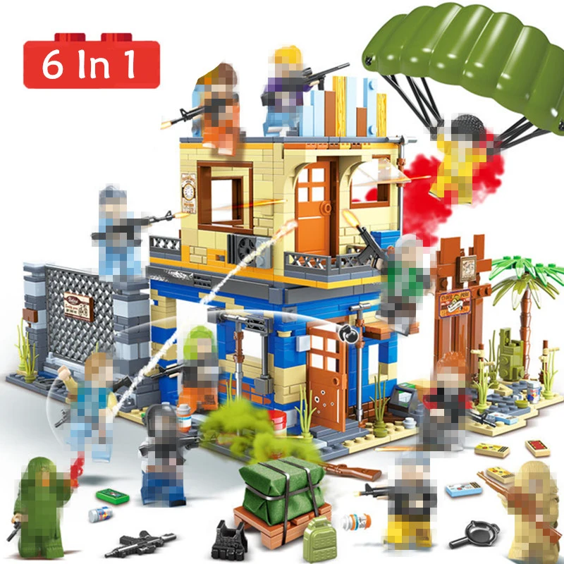 6 In 1 Military Building Blocks Peace Battlefield Holy Elite Small Particles Gun Weapon Battlegrounds Toy Trick For Children
6 In 1 Military Building Blocks Peace Battlefield Holy Elite Small Particles Gun Weapon Battlegrounds Toy Trick For Children