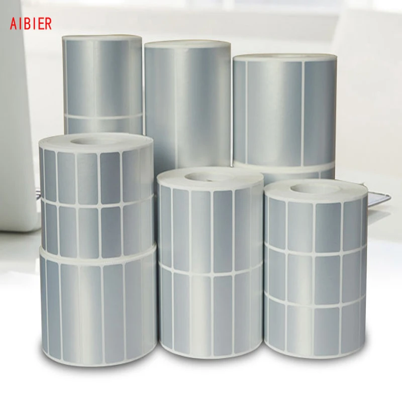 Matte Silver Sticker 20-50mm Width PET Label Barcode Label Suitable for Thermal Transfer Printer Need Full Resin Carbon Belt
Matte Silver Sticker 20-50mm Width PET Label Barcode Label Suitable for Thermal Transfer Printer Need Full Resin Carbon Belt