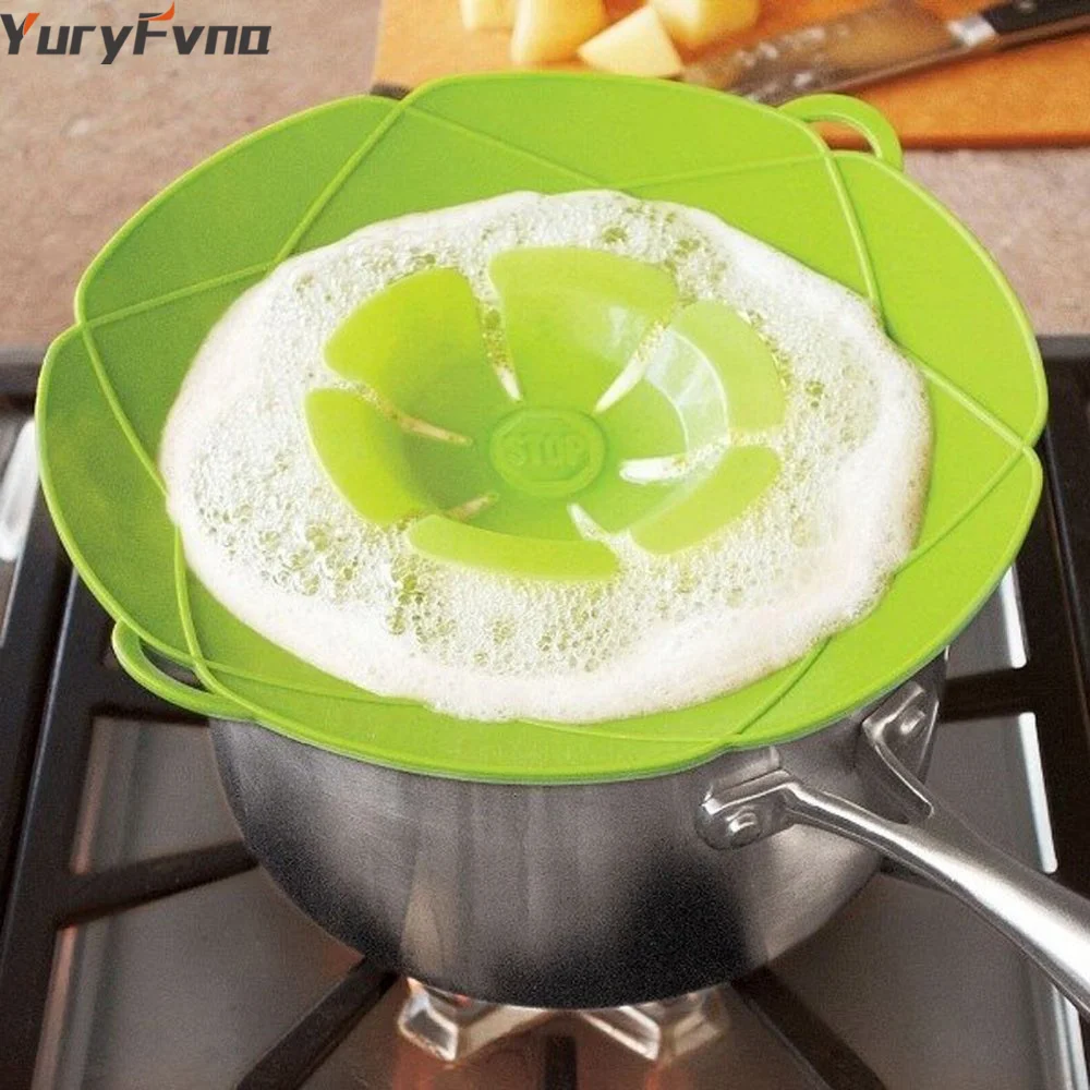 YuryFvna Spill Stopper Silicone Lid Cover Pot Cover Cooking Pot Lids Utensil Boil Over Safe Guard Kitchen Gadget Tool
YuryFvna Spill Stopper Silicone Lid Cover Pot Cover Cooking Pot Lids Utensil Boil Over Safe Guard Kitchen Gadget Tool