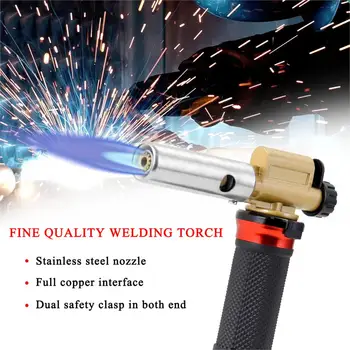 Hot Eectronic Ignition Liquefied Gases Welding Torch Kit for Soldering Cooking Brazing Heating with 2.5M Hose
Hot Eectronic Ignition Liquefied Gases Welding Torch Kit for Soldering Cooking Brazing Heating with 2.5M Hose