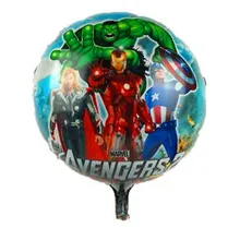 Globos 1 pieza decoraciones de fiesta de cumpleaños adultos super héroe aluminio globos de aire fiesta de cumpleaños(China)