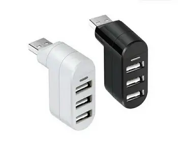 50pcs Rotatable High Speed 3 Ports USB HUB 2.0 USB Splitter Adapter for Notebook/Tablet Computer PC Peripherals
50pcs Rotatable High Speed 3 Ports USB HUB 2.0 USB Splitter Adapter for Notebook/Tablet Computer PC Peripherals