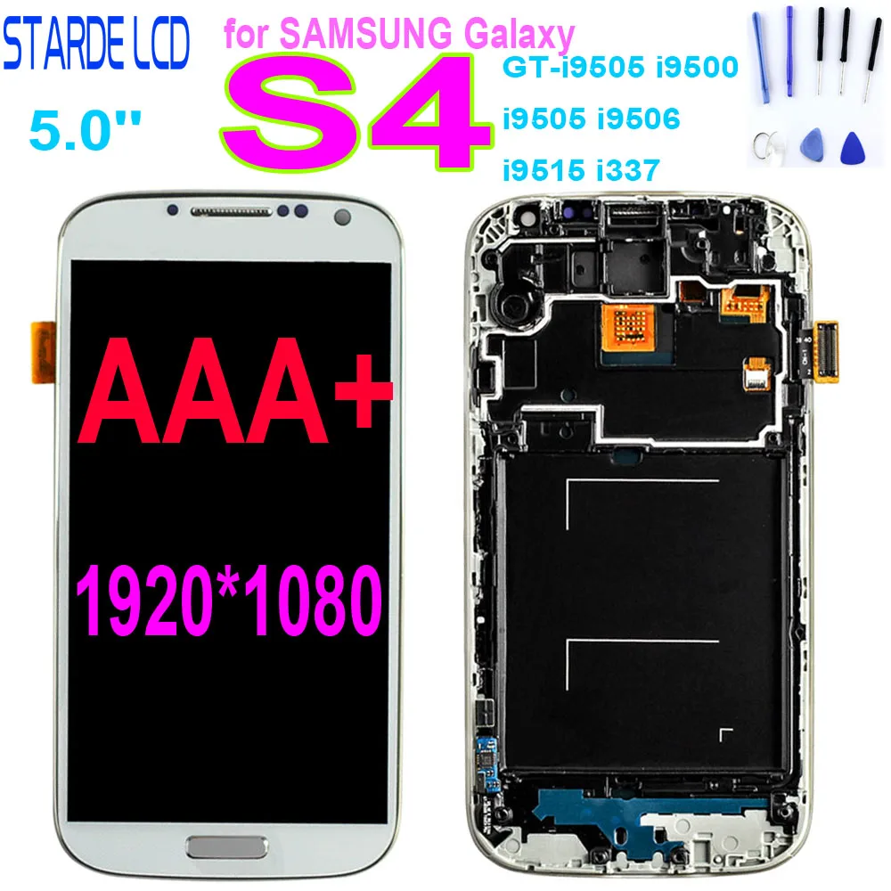 For Samsung Galaxy S4 i9505 i9500 i9506 i337 LCD Display and Touch Screen Digitizer Assembly With Frame Can be adjust the bright
For Samsung Galaxy S4 i9505 i9500 i9506 i337 LCD Display and Touch Screen Digitizer Assembly With Frame Can be adjust the bright